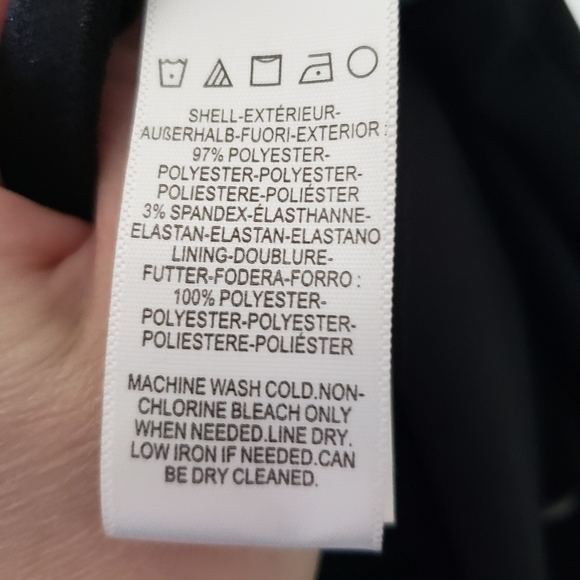 Dress the Population Tiffany Black One Shoulder Midi Dress Size Large - Picture 5 of 7